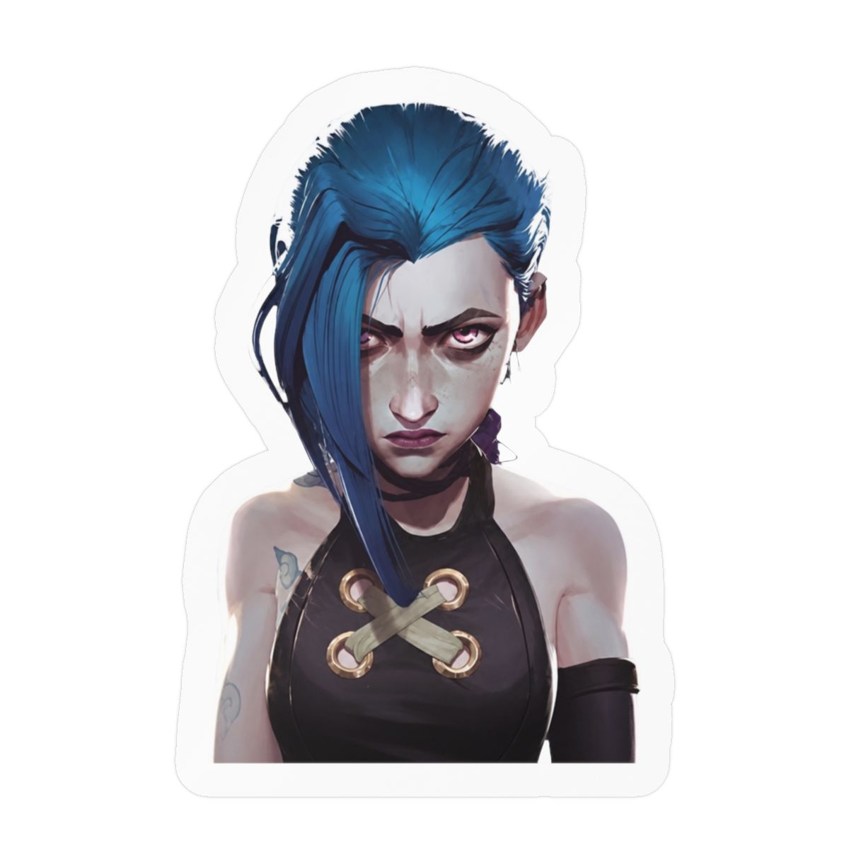 Angry Jinx Arcane Sticker Decal Stickers Car Laptop 5.5"x5.5"