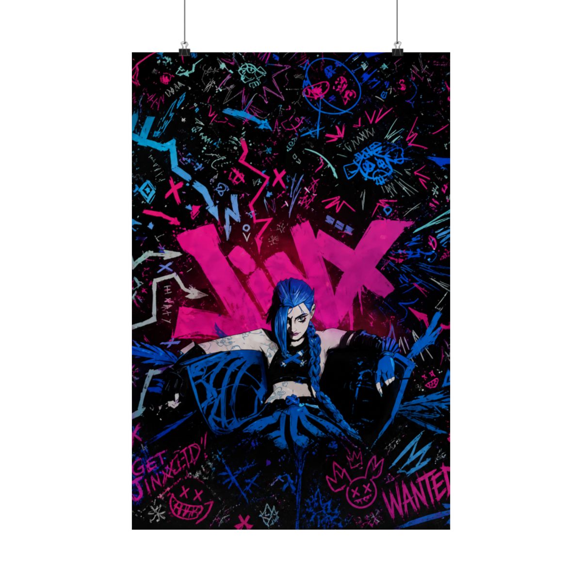 Arcane Jinx Graffiti Metal Poster