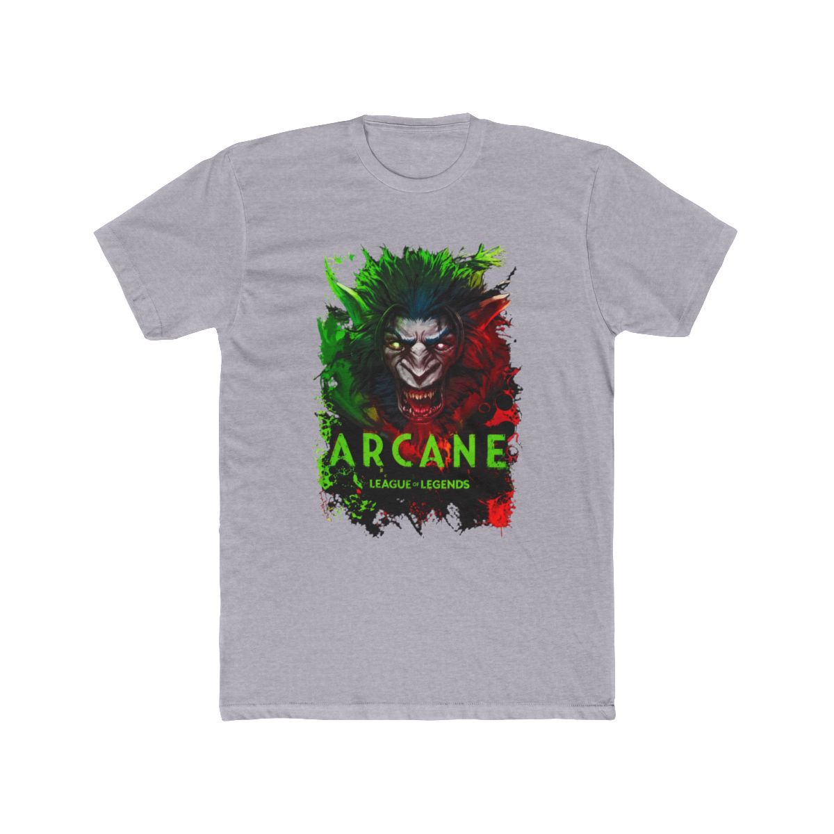 Arcane Vander Split Color T Shirt - alternate angle 3, merchandise