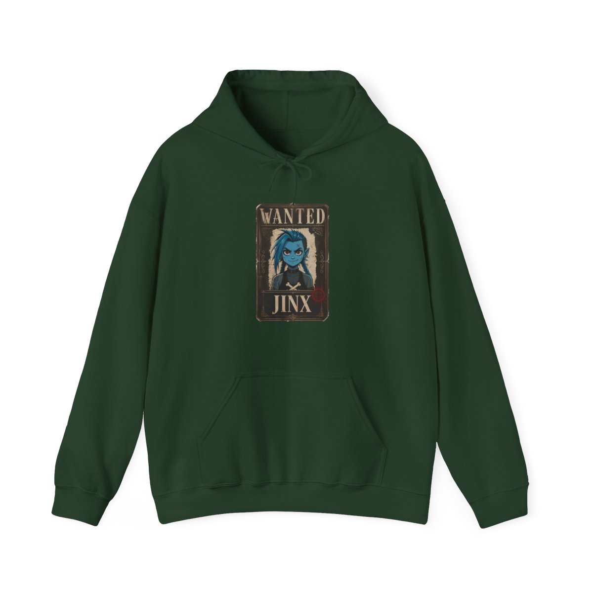 Arcane Jinx Wanted Mineral Wash Hoodie - alternate angle 5, merchandise